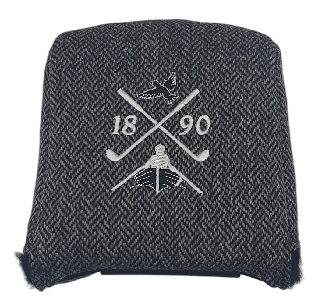 AM&E Headcover . Tweed Mallet Putter.