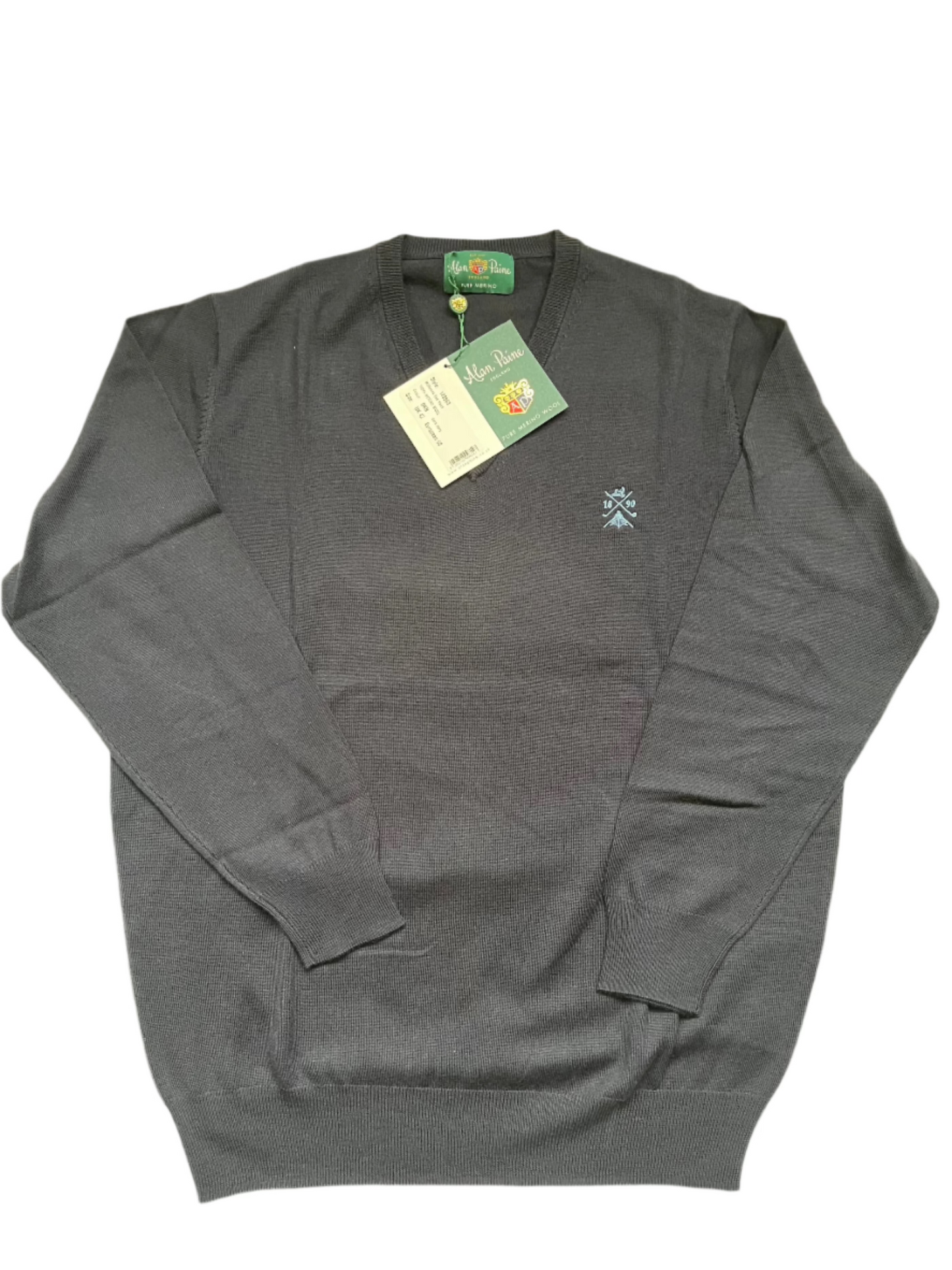 Alan Paine Millbrook V-neck Merino sweater