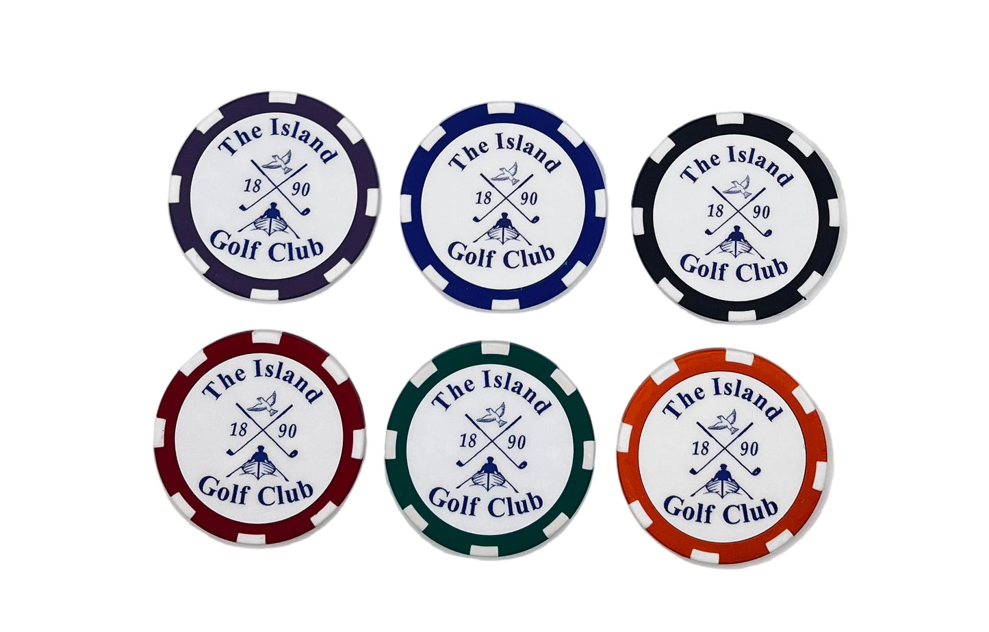 Poker chip markers