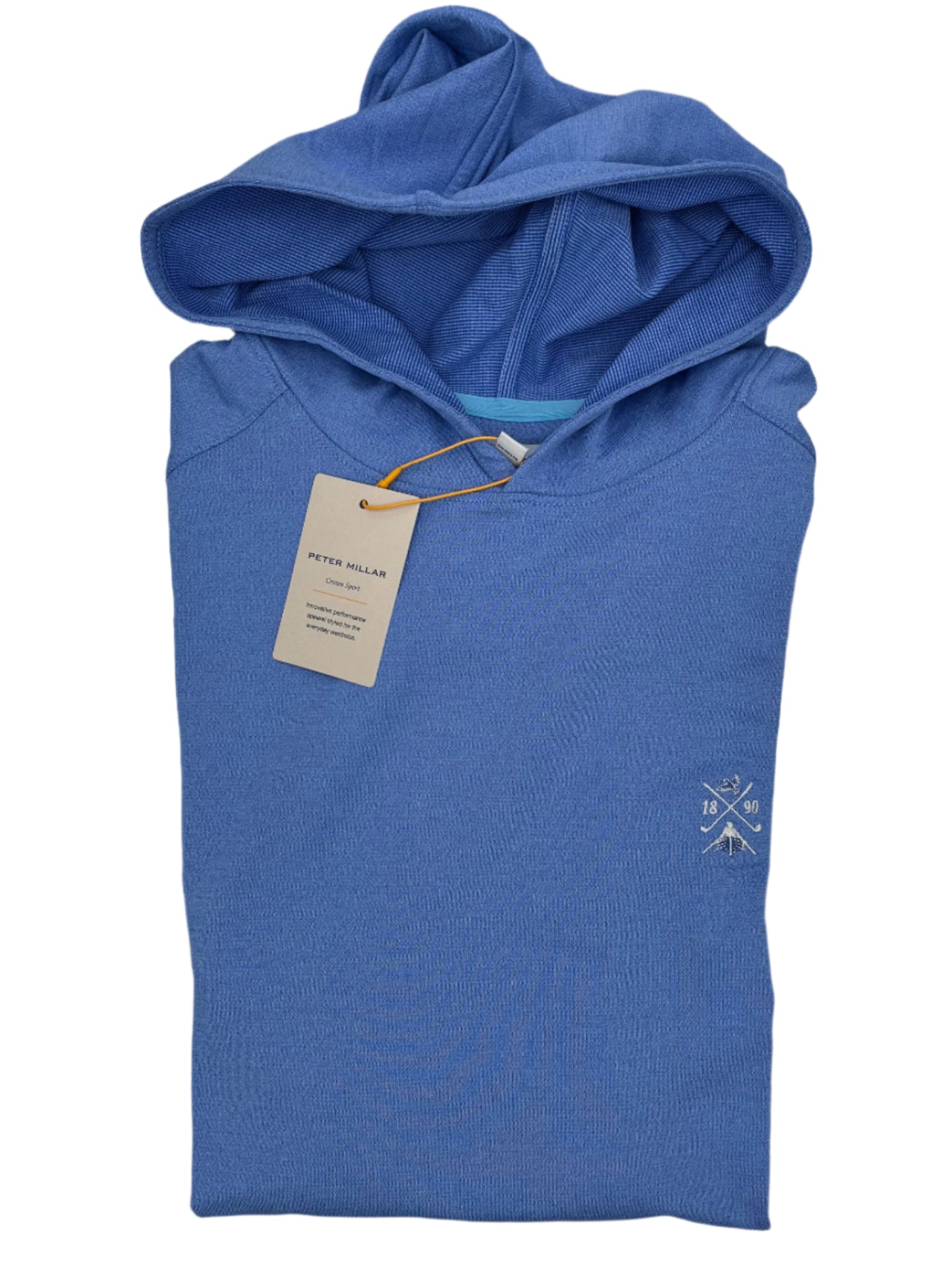 Pine Performance Hoodie (Navy, White, Blue)