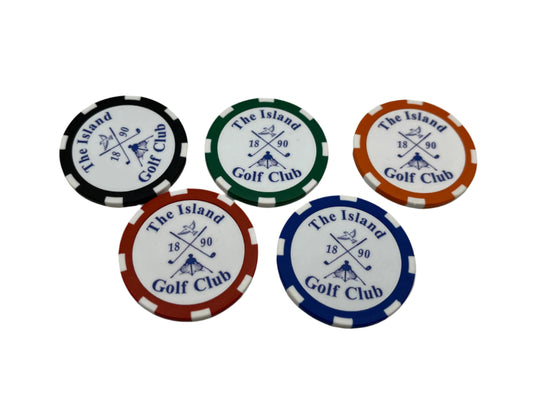 Poker chip markers