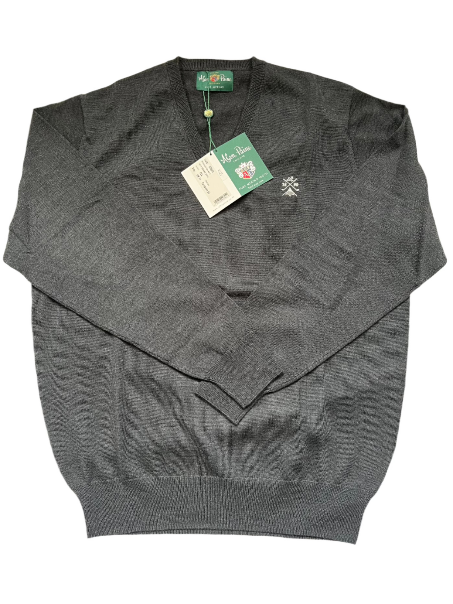 Alan Paine Millbrook V-neck Merino sweater